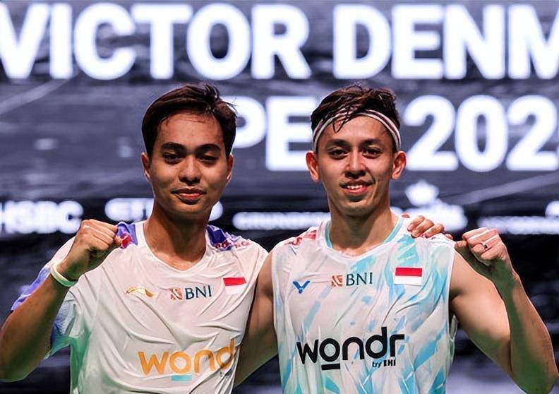 羽毛球男子双打半决赛丹麦组合夺冠